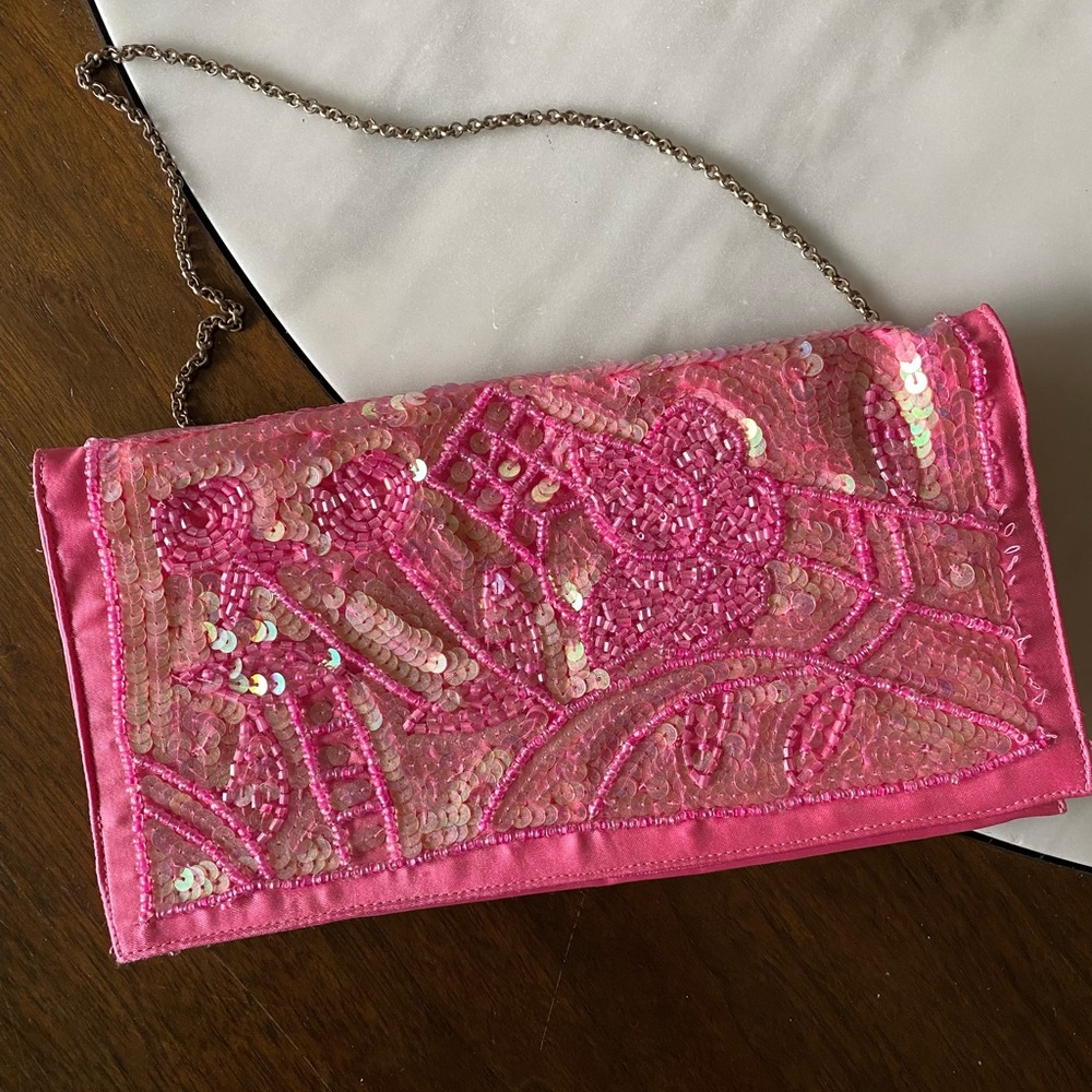 H&M pink mini purse